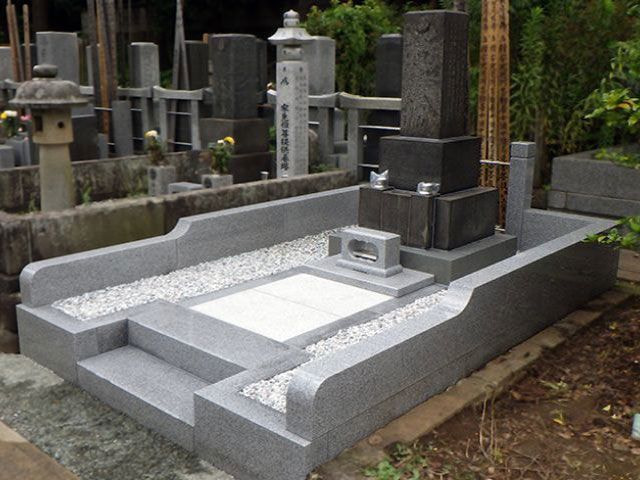 階段型外柵｜墓石デザインカタログ